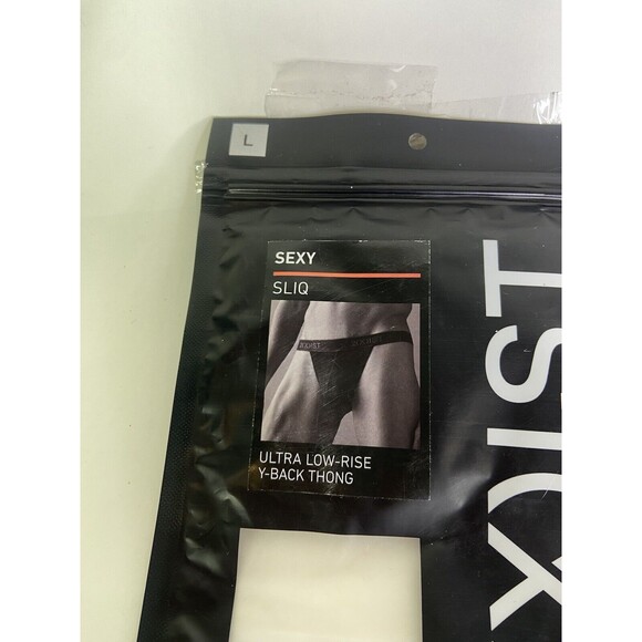 2xist Sexy Sliq Ultra Low Rise Y-Back Thong Wave Bittersweet Mens Size L - Picture 3 of 4